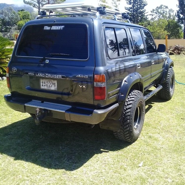 Textured Black Wheel Arch Flares / DL4WD 80 Series Land Cruiser Toyota ...